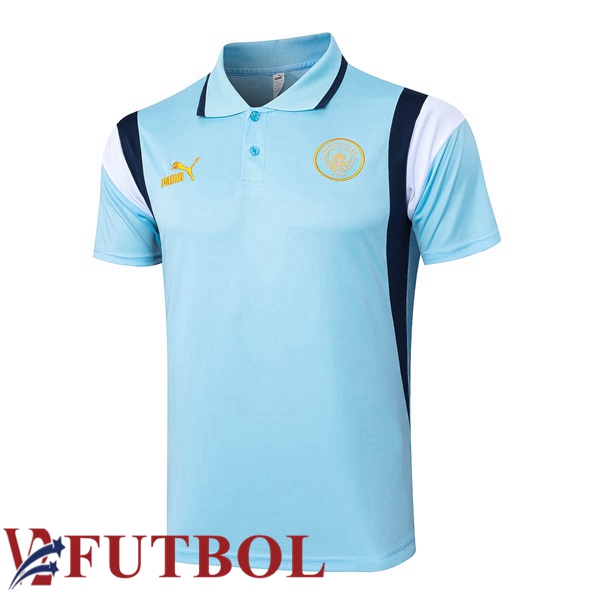 Camiseta Polo Manchester City Azul 2024/2025