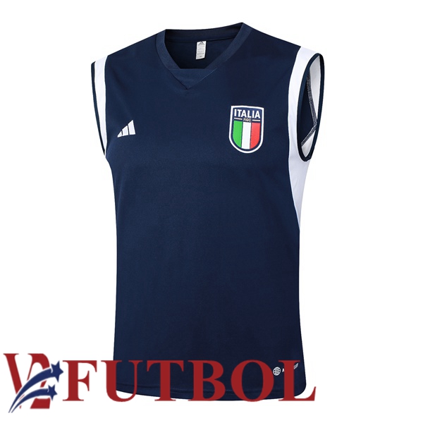 Chalecos De Futbol Italia Azul Real 2024/2025