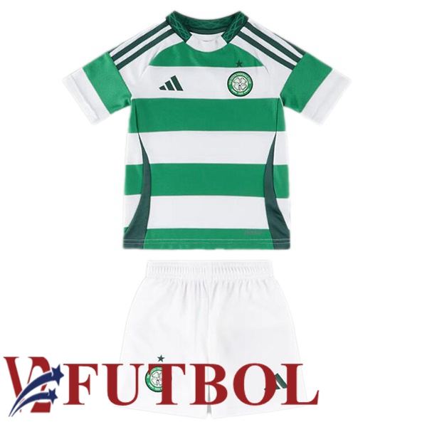 Camisetas De Futbol Celtic FC Ninos Primera Verde Blanco 2024/2025 Camisetas De Futbol Celtic FC Ninos Primera Verde Blanco 2024/2025