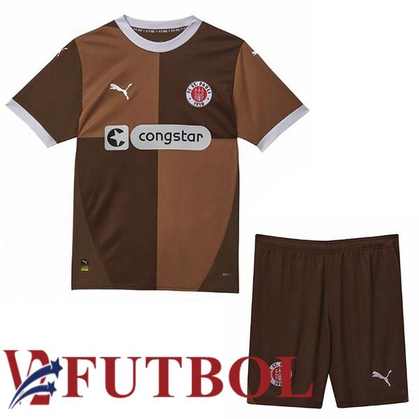 Camisetas De Futbol FC St. Pauli Ninos Primera Amarillo 2024/2025 Camisetas De Futbol FC St. Pauli Ninos Primera Amarillo 2024/2025