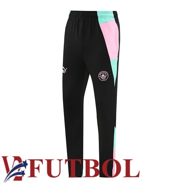 Pantalon Entrenamiento Manchester City Negro 2024/2025 Pantalon Entrenamiento Manchester City Negro 2024/2025