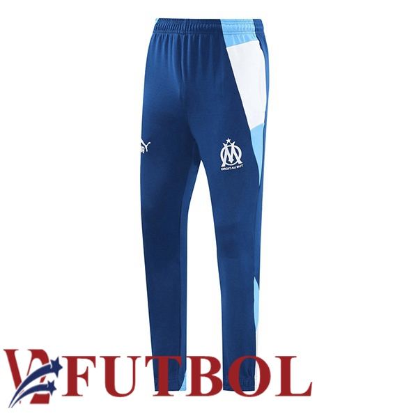 Pantalon Entrenamiento Marsella OM Azul 2024/2025 Pantalon Entrenamiento Marsella OM Azul 2024/2025