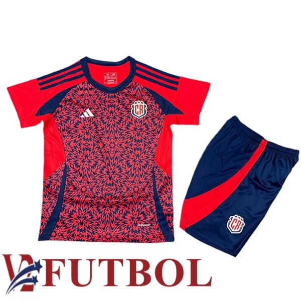 Camisetas De Futbol Costa Rica Ninos Primera 2024/2025 Camisetas De Futbol Costa Rica Ninos Primera 2024/2025