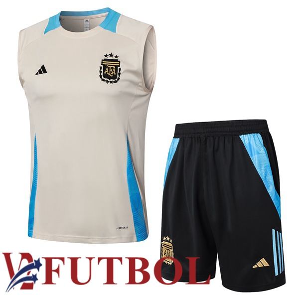 Chalecos De Futbol Argentina + Cortos Amarillo 2024/2025 Chalecos De Futbol Argentina + Cortos Amarillo 2024/2025