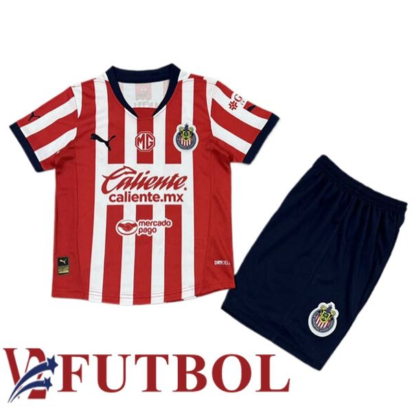 Camisetas De Futbol CD Guadalajara Ninos Primera 2024/2025