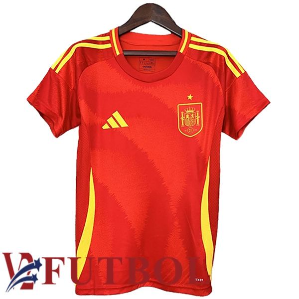 Camisetas De Futbol España Mujer Primera 2024/2025 Camisetas De Futbol España Mujer Primera 2024/2025