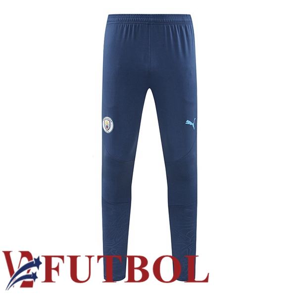 Pantalon Entrenamiento Manchester City Azul 2024/2025 Pantalon Entrenamiento Manchester City Azul 2024/2025