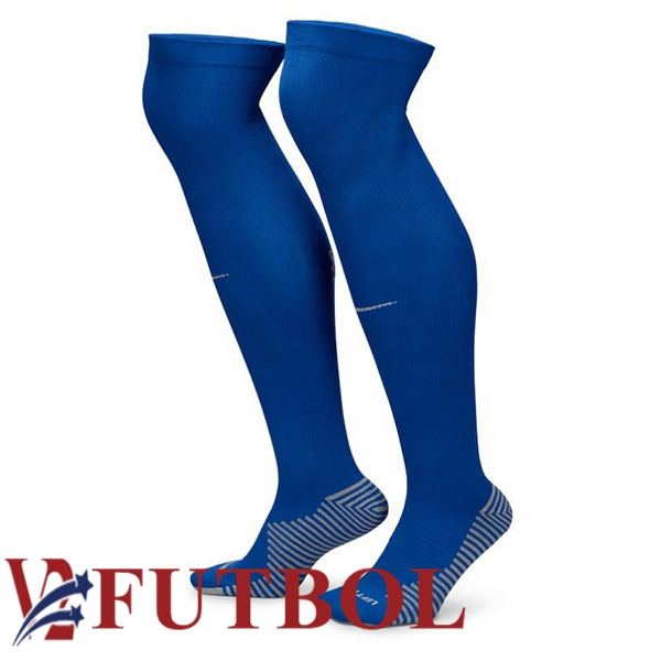 Calcetines De Futbol FC Chelsea Segunda Azul 2024/2025 Calcetines De Futbol FC Chelsea Segunda Azul 2024/2025