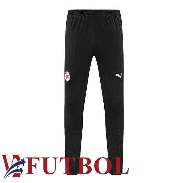 Pantalon Entrenamiento Manchester City Negro 2024/2025 Pantalon Entrenamiento Manchester City Negro 2024/2025