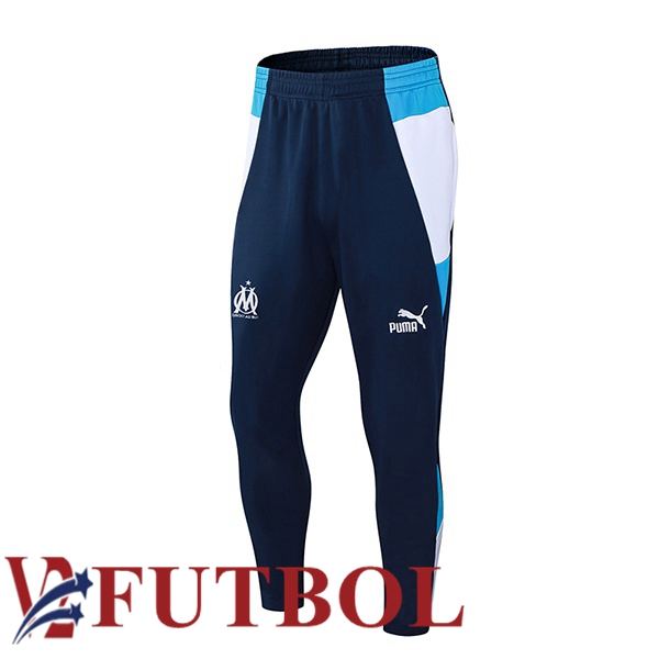 Pantalon Entrenamiento Marsella OM Azul Real 2024/2025 Pantalon Entrenamiento Marsella OM Azul Real 2024/2025