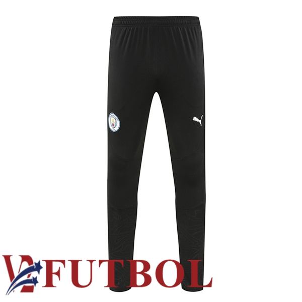 Pantalon Entrenamiento Manchester City Negro 2024/2025 Pantalon Entrenamiento Manchester City Negro 2024/2025