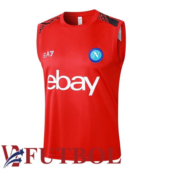 Chalecos De Futbol SSC Napoli Rojo 2024/2025 Chalecos De Futbol SSC Napoli Rojo 2024/2025