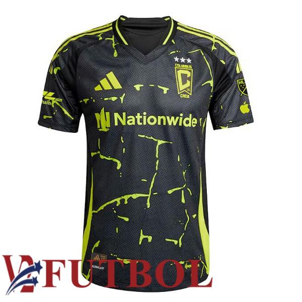 Camisetas De Futbol Columbus Crew Segunda Negro 2025/2026 Camisetas De Futbol Columbus Crew Segunda Negro 2025/2026
