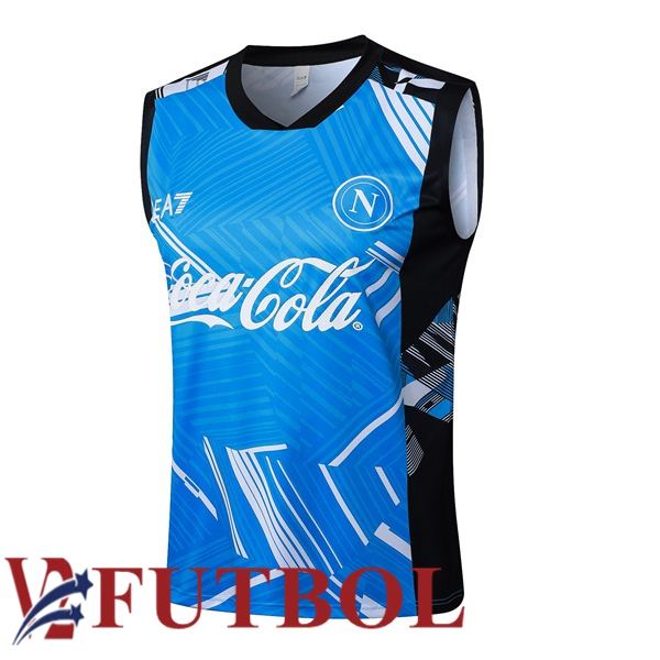 Chalecos De Futbol SSC Napoli Azul 2025/2026 Chalecos De Futbol SSC Napoli Azul 2025/2026