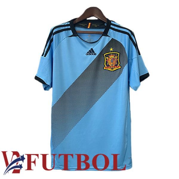 Camisetas De Futbol España Retro Segunda Azul 2012