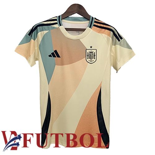 Camisetas De Futbol España Mujer Segunda 2025/2026 Camisetas De Futbol España Mujer Segunda 2025/2026
