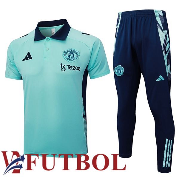 Camiseta Polo Manchester United + Pantalones Verde 2025/2026 Camiseta Polo Manchester United + Pantalones Verde 2025/2026