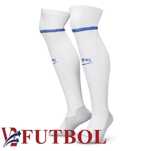 Calcetines De Futbol FC Chelsea Primera Blanco 2025/2026 Calcetines De Futbol FC Chelsea Primera Blanco 2025/2026
