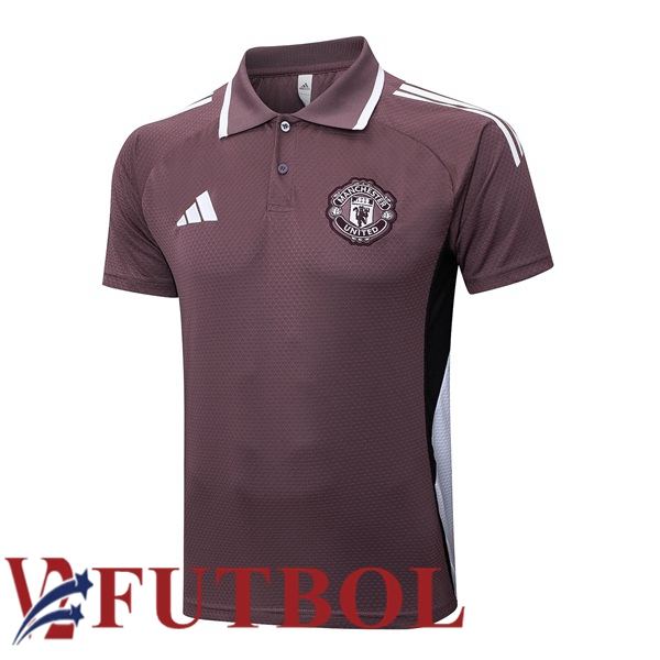 Camiseta Polo Manchester United Púrpura 2025/2026 Camiseta Polo Manchester United Púrpura 2025/2026