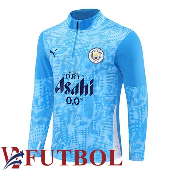 Sudadera De Entrenamiento Manchester City Azul 2025/2026 Sudadera De Entrenamiento Manchester City Azul 2025/2026