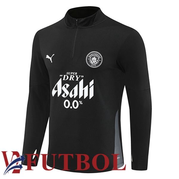 Sudadera De Entrenamiento Manchester City Negro 2025/2026 Sudadera De Entrenamiento Manchester City Negro 2025/2026