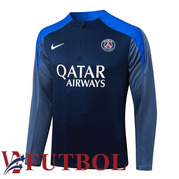 Sudadera De Entrenamiento Paris PSG Azul Real 2025/2026