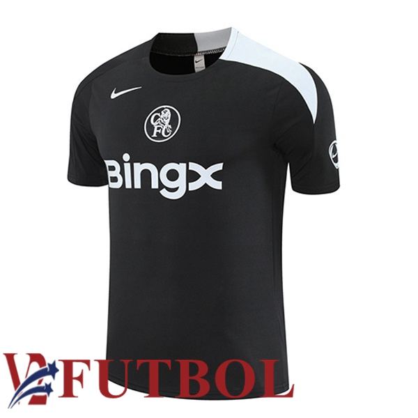 Camiseta Entrenamiento FC Chelsea Negro 2025/2026 Camiseta Entrenamiento FC Chelsea Negro 2025/2026