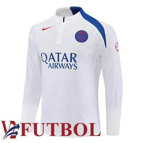 Sudadera De Entrenamiento Paris PSG Blanco 2025/2026