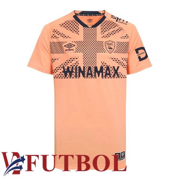 Camisetas De Futbol Le Havre AC Segunda Rosado 2025/2026 Camisetas De Futbol Le Havre AC Segunda Rosado 2025/2026