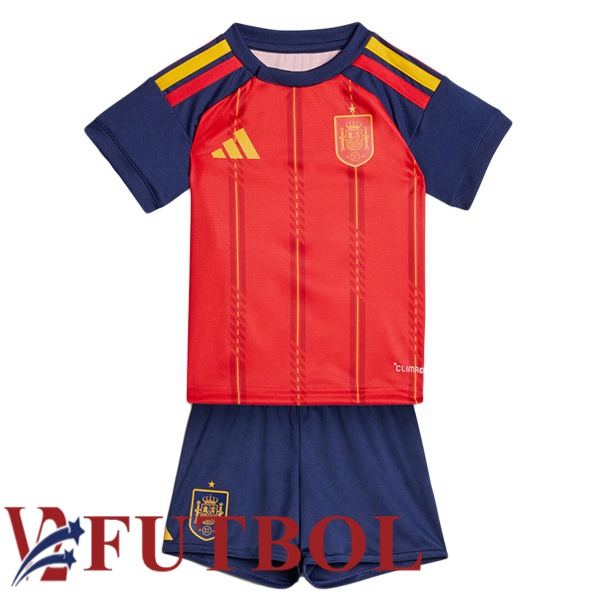 Camisetas De Futbol De España Ninos Primera Rojo 2026/2027