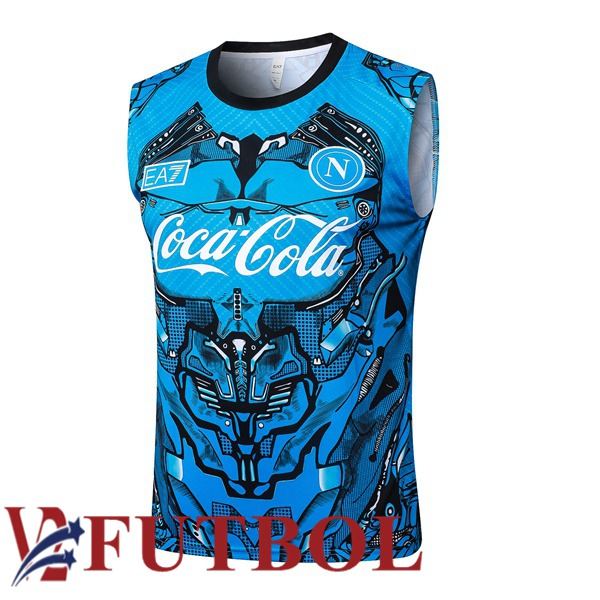 Chalecos De Futbol SSC Napoli Azul 2025/2026 Chalecos De Futbol SSC Napoli Azul 2025/2026
