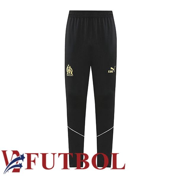 Pantalon Entrenamiento Marsella OM Negro 2025/2026 Pantalon Entrenamiento Marsella OM Negro 2025/2026