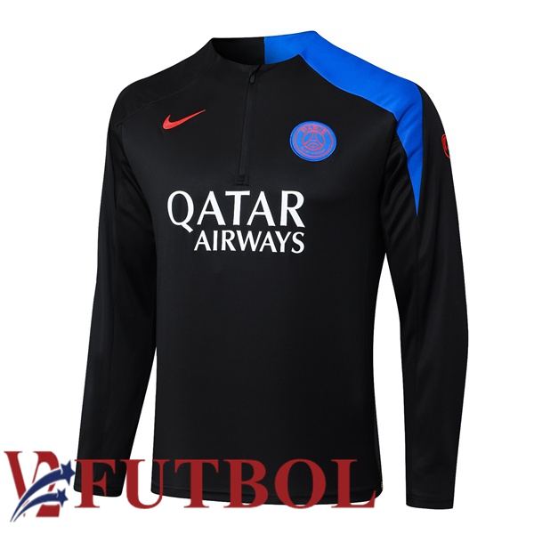 Sudadera De Entrenamiento Paris PSG Negro 2025/2026