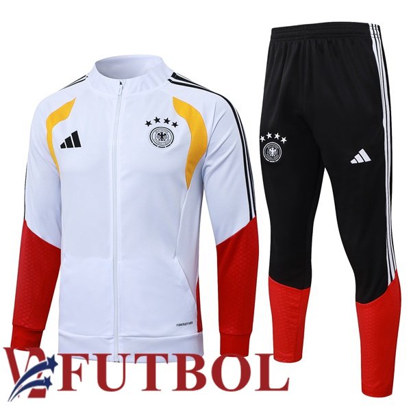 Chandal Equipos De Futbol - Chaqueta Alemania Blanco 2026/2027