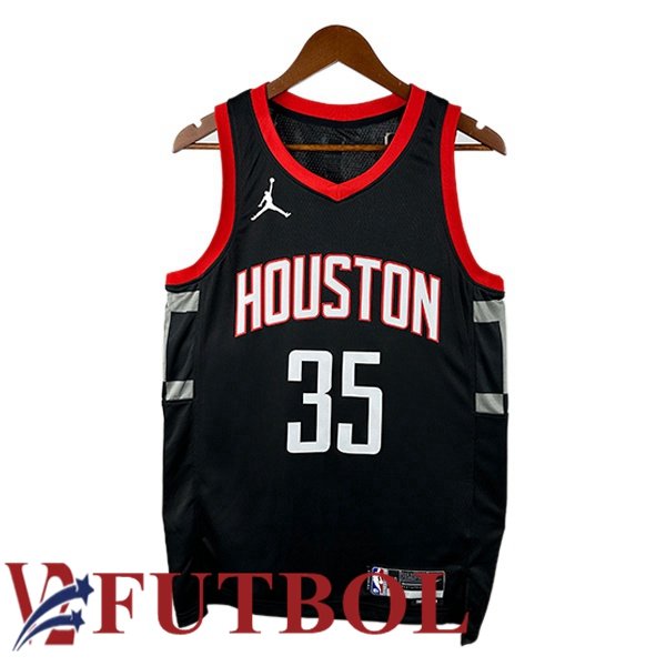 Camiseta NBA Houston Rockets (Kevin Durant 35) Negro 2022/2023 Camiseta NBA Houston Rockets (Kevin Durant 35) Negro 2022/2023