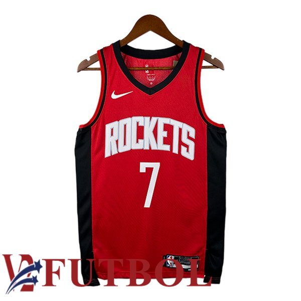 Camiseta NBA Houston Rockets (Kevin Durant 7) Rojo 2022/2023 Camiseta NBA Houston Rockets (Kevin Durant 7) Rojo 2022/2023