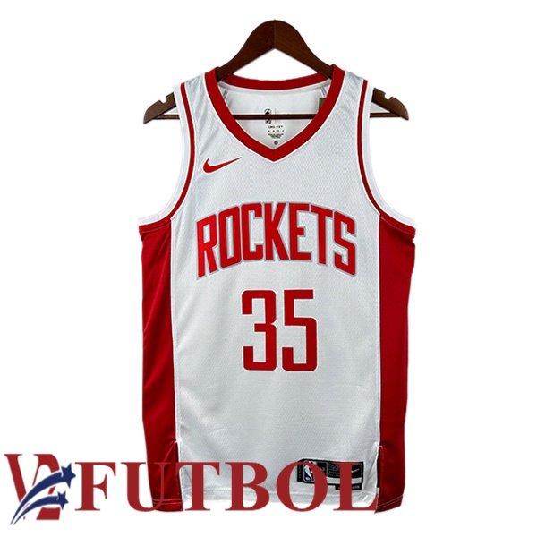 Camiseta NBA Houston Rockets (Kevin Durant 35) Blanco 2022/2023 Camiseta NBA Houston Rockets (Kevin Durant 35) Blanco 2022/2023