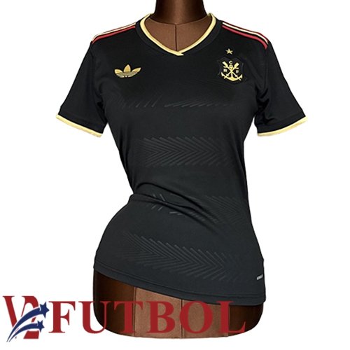 Camisetas De Futbol Flamengo Mujer Edición Especial Negro 2026/2027 Camisetas De Futbol Flamengo Mujer Edición Especial Negro 2026/2027