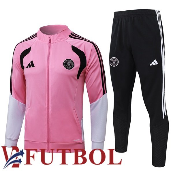 Chandal Equipos De Futbol - Chaqueta Inter Miami CF Rosado 2026/2027