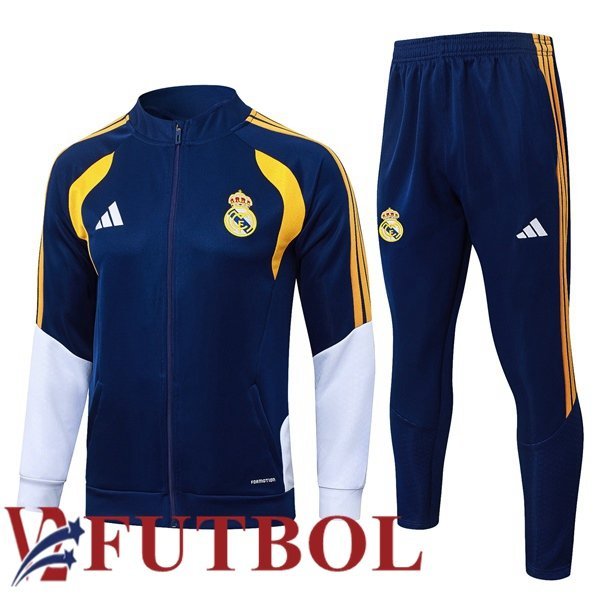 Chandal Equipos De Futbol - Chaqueta Real Madrid Azul Real 2026/2027