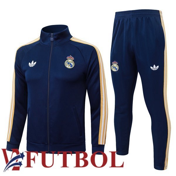 Chandal Equipos De Futbol - Chaqueta Real Madrid Azul Real 2026/2027