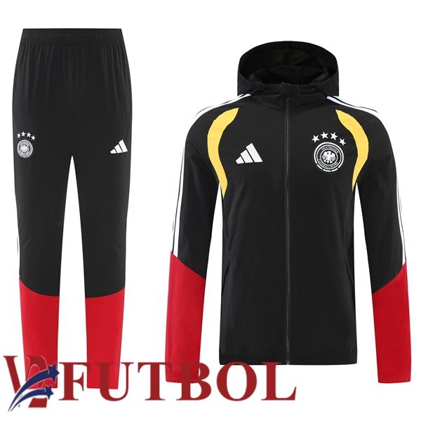 Chandal Futbol - Rompevientos Alemania Negro 2026/2027