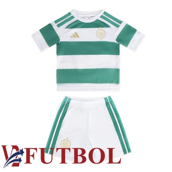 Camisetas De Futbol Celtic FC Ninos Primera Verde Blanco 2026/2027 Camisetas De Futbol Celtic FC Ninos Primera Verde Blanco 2026/2027