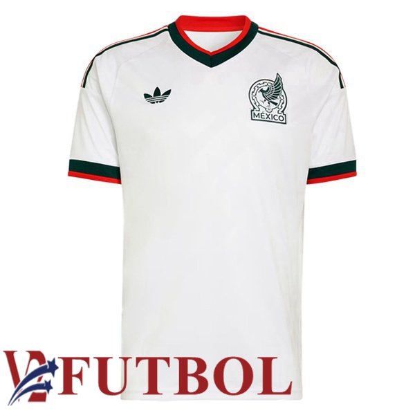 Camisetas De Futbol México Segunda Blanco Copa Del Mundo 2026
