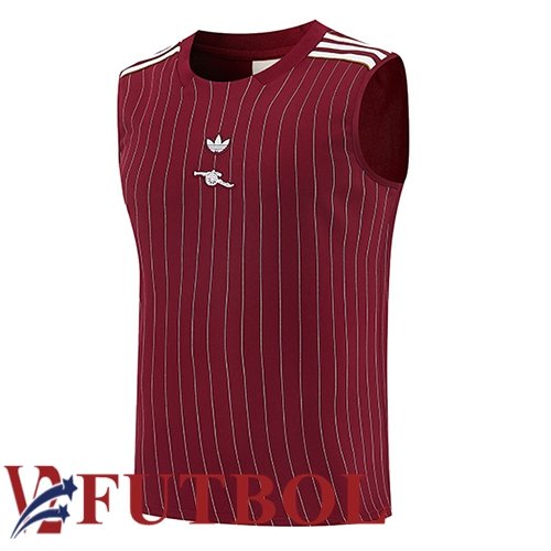 Chalecos De Futbol Arsenal Rojo/Blanco 2026/2027 -02