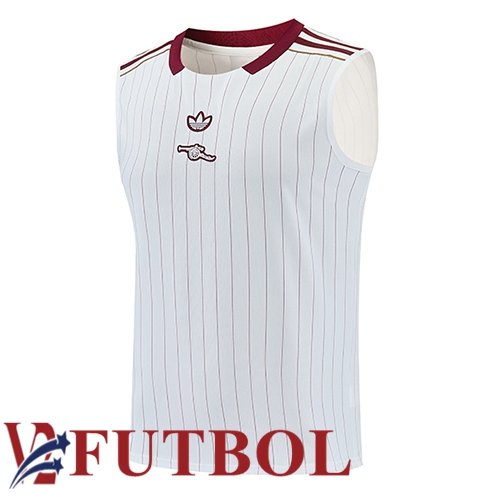 Chalecos De Futbol Arsenal Blanco/Rojo 2026/2027