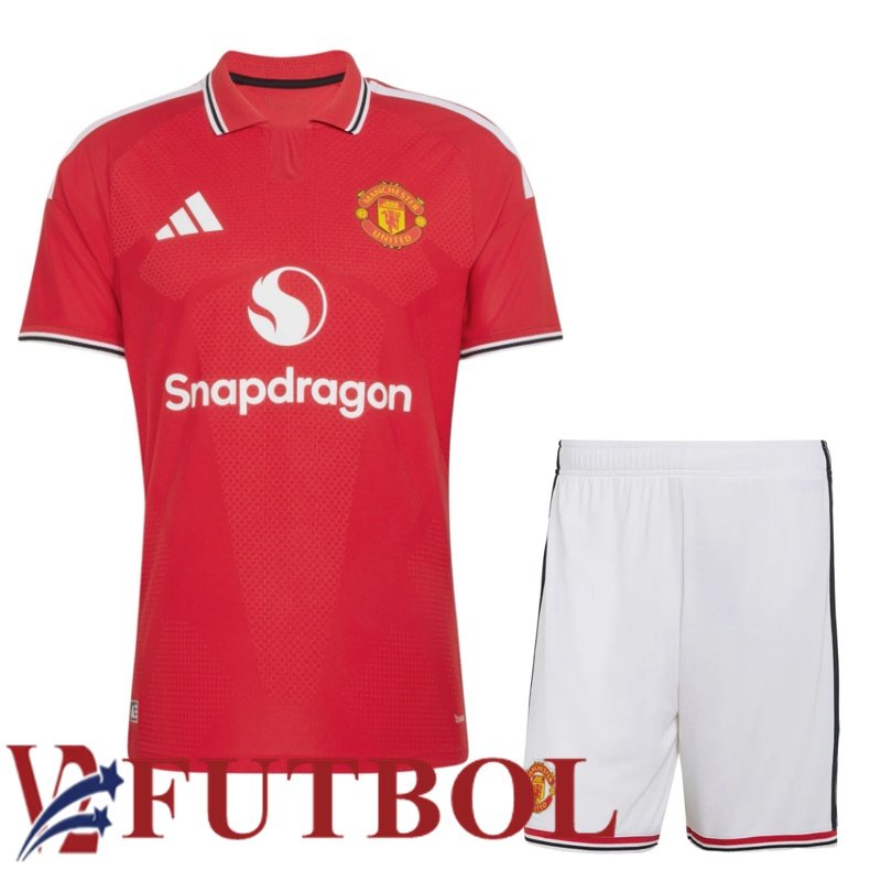 Camiseta Manchester United Primera + Cortos 2026/2027 Camiseta Manchester United Primera + Cortos 2026/2027