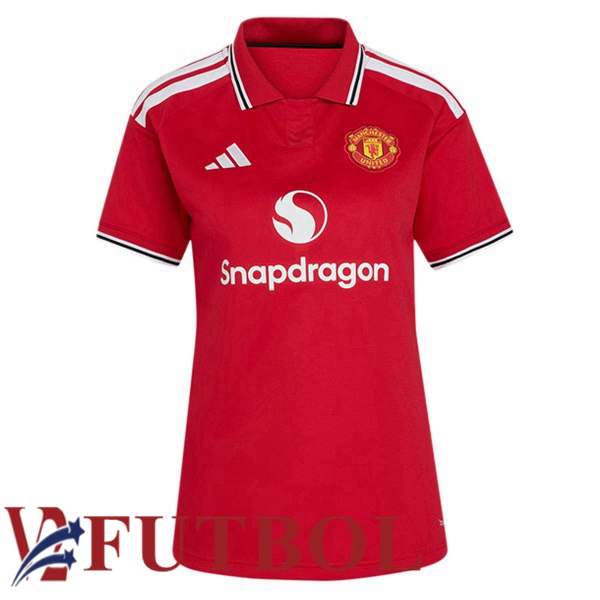 Camisetas De Futbol Manchester United Mujer Primera Rojo 2026/2027 Camisetas De Futbol Manchester United Mujer Primera Rojo 2026/2027