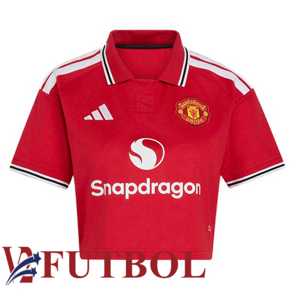 Camisetas De Futbol Manchester United Court Mujer Primera Rojo 2026/2027 Camisetas De Futbol Manchester United Court Mujer Primera Rojo 2026/2027