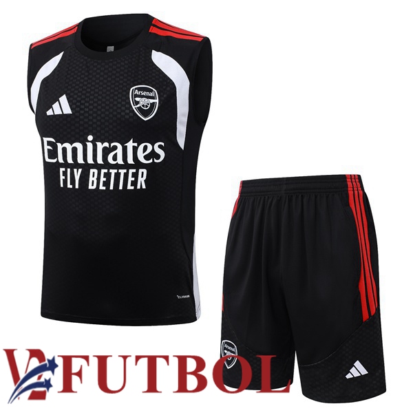 Chalecos De Futbol Arsenal + Cortos Negro 2026/2027